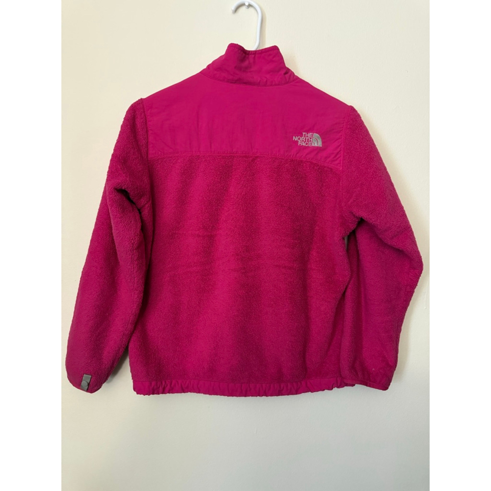 Girls The North Face Pink Puffer Jacket Size L - Picture 2 of 3